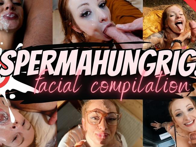SPERMAHUNGRIG! - Facial Compilation